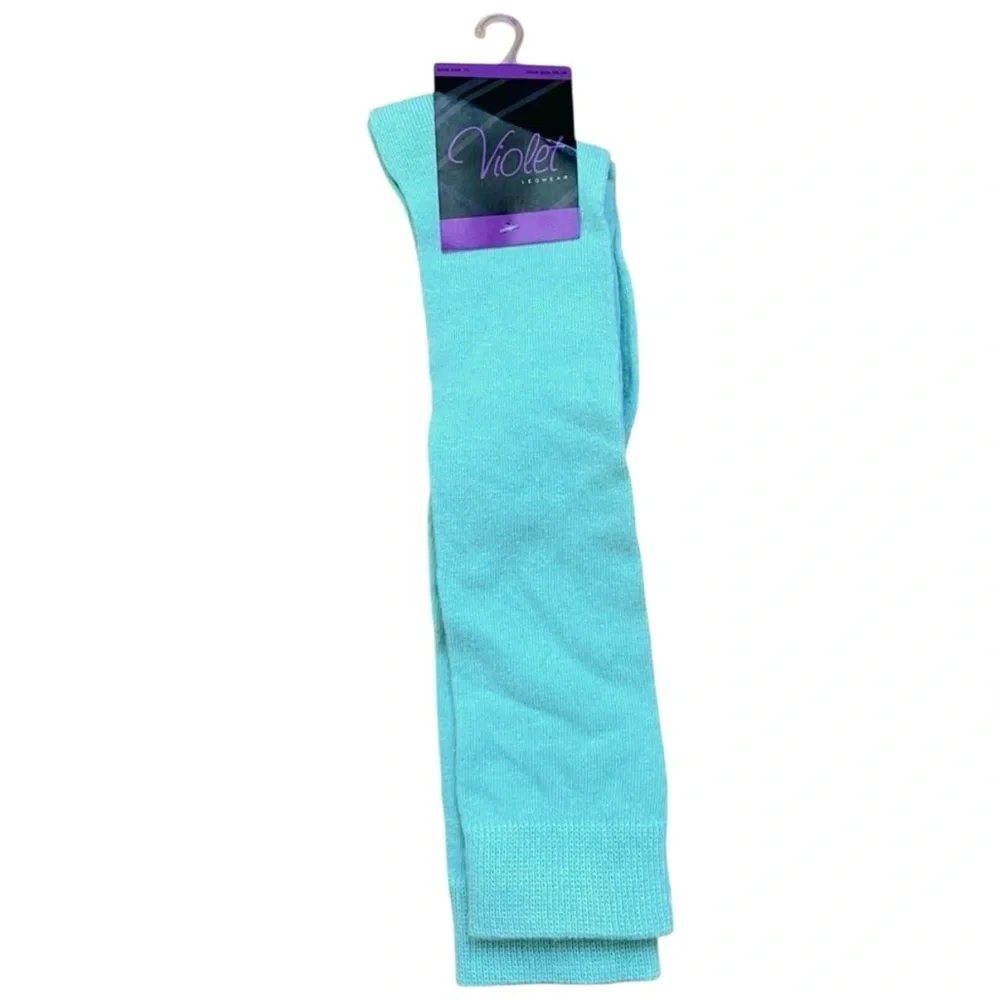 4/$25 Mint Green Knee High Socks Girls Size 10 New With Tags